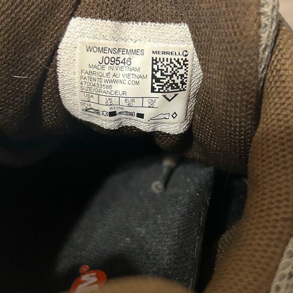 Merrell Outmost Ventilator Women’s Outdoor Hiking Trail Shoes Size 9 Brown - Picture 7 of 7